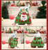 Santa Claus Christmas Decorations For Home Snowman Cloth Gift Bags With Handles For Cookie Candy Drawstring Merry Christmas Bags - menochic